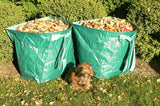 Reusable Garden Waste Bag Reuseable Heavy Duty Gardening Bag Lawn Pool Garden Leaf Waste Bag 58x58x2cm - Side View
