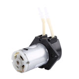 Dosing Pump 12V DC Peristaltic Liquid Pump Hose Pump Dosing Head for Aquarium Lab - Side View