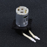 Dosing Pump 12V DC Peristaltic Liquid Pump Hose Pump Dosing Head for Aquarium Lab - Low Angle