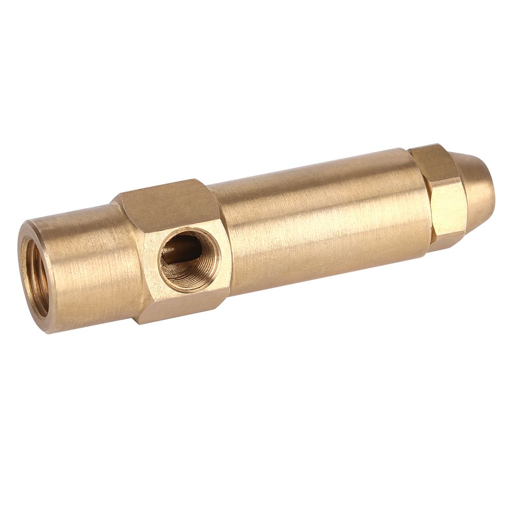 Solid Brass Construction Diesel Heavy Oil Waste Fuel Burner Nozzle 2.0mm Bore Diameter