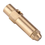 Solid Brass Construction Diesel Heavy Oil Waste Fuel Burner Nozzle 2.0mm Bore Diameter - Side View