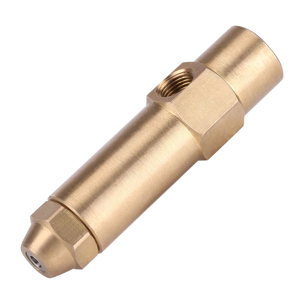 Solid Brass Construction Diesel Heavy Oil Waste Fuel Burner Nozzle 2.0mm Bore Diameter