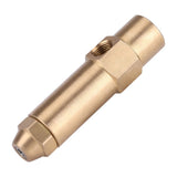 Solid Brass Construction Diesel Heavy Oil Waste Fuel Burner Nozzle 2.0mm Bore Diameter