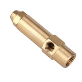 Solid Brass Construction Diesel Heavy Oil Waste Fuel Burner Nozzle 2.0mm Bore Diameter - 45-Degree Angle