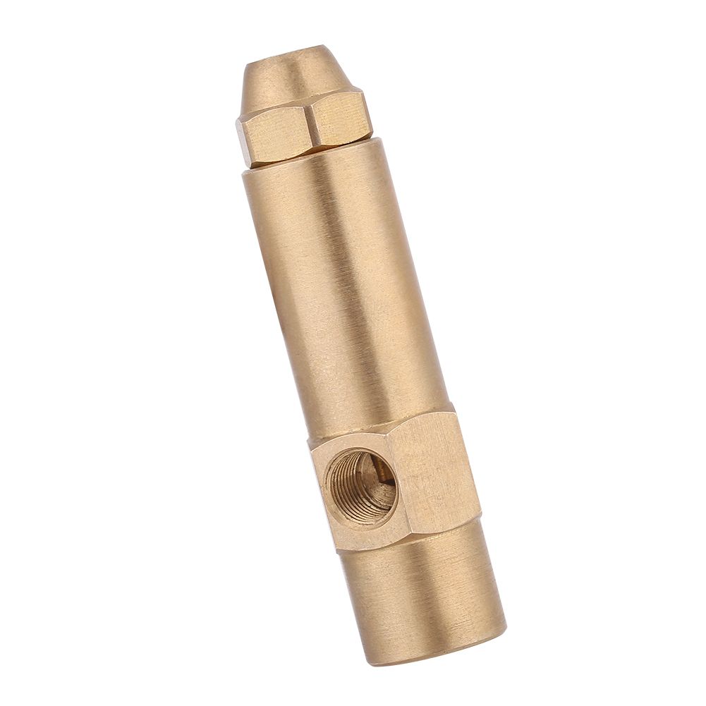 Solid Brass Construction Diesel Heavy Oil Waste Fuel Burner Nozzle 2.0mm Bore Diameter