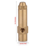 Solid Brass Construction Diesel Heavy Oil Waste Fuel Burner Nozzle 2.0mm Bore Diameter