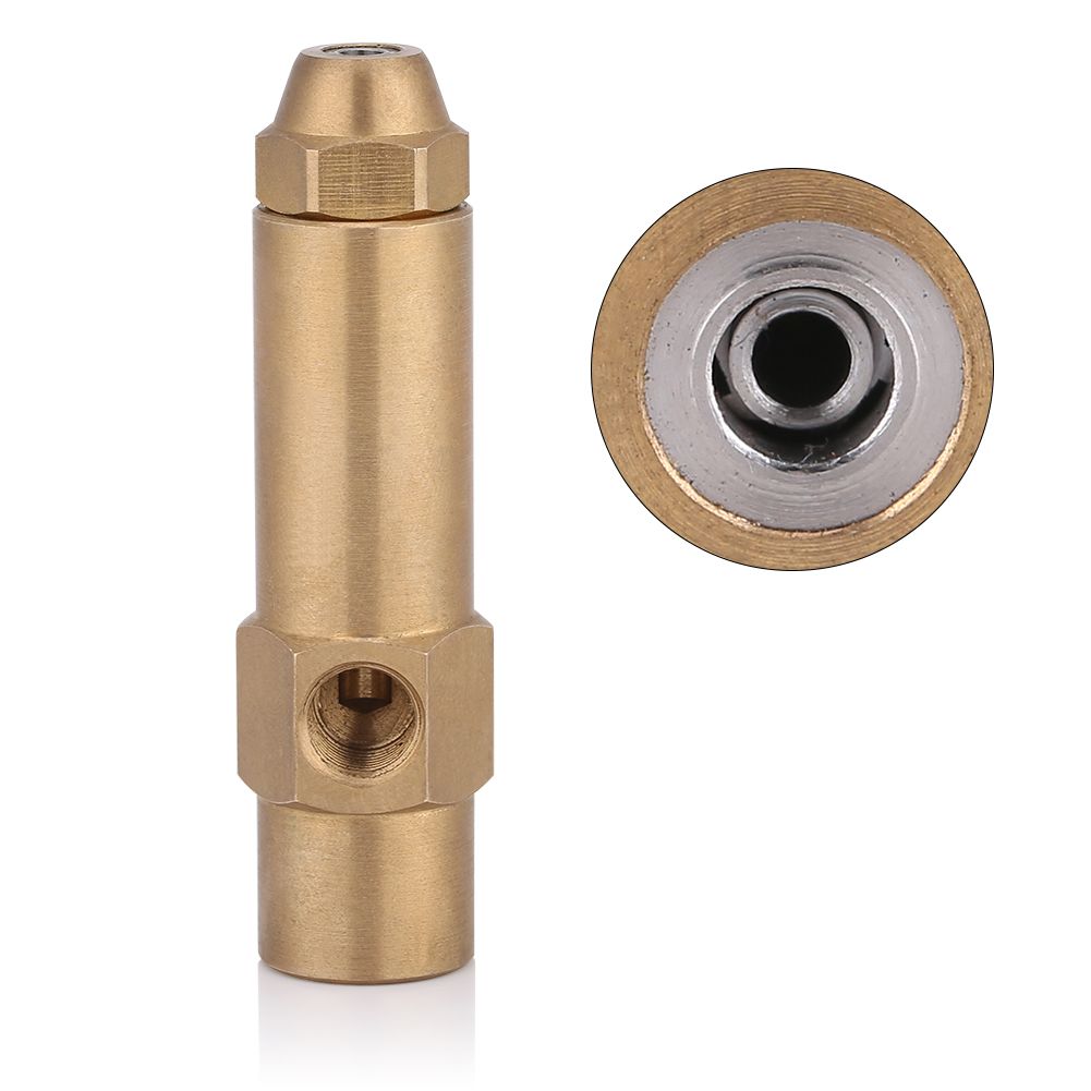 Solid Brass Construction Diesel Heavy Oil Waste Fuel Burner Nozzle 2.0mm Bore Diameter