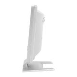 LCD Digital Sound Sensor Table Desk Alarm Clock with Calendar and Temp Display Silver - Low Angle