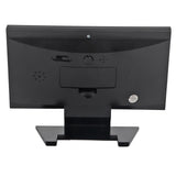 LCD Digital Sound Sensor Table Desk Alarm Clock with Calendar and Temp Display Black - Top-Down View