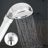 Negative Ions Bathroom Handheld Water Saving Shower Head Set with 3 Filters - Side View