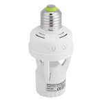 E27 LED Lamp Bulb Holder Light Switch Socket Adjustable Infrared Motion Sensor AC110-240V