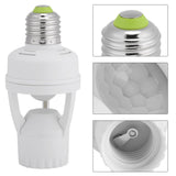 E27 LED Lamp Bulb Holder Light Switch Socket Adjustable Infrared Motion Sensor AC110-240V - Extra Image