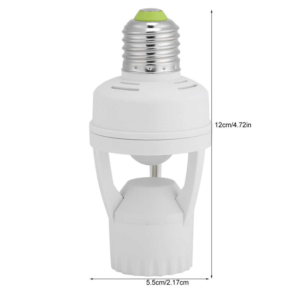 E27 LED Lamp Bulb Holder Light Switch Socket Adjustable Infrared Motion Sensor AC110-240V