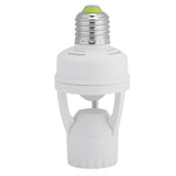 E27 LED Lamp Bulb Holder Light Switch Socket Adjustable Infrared Motion Sensor AC110-240V
