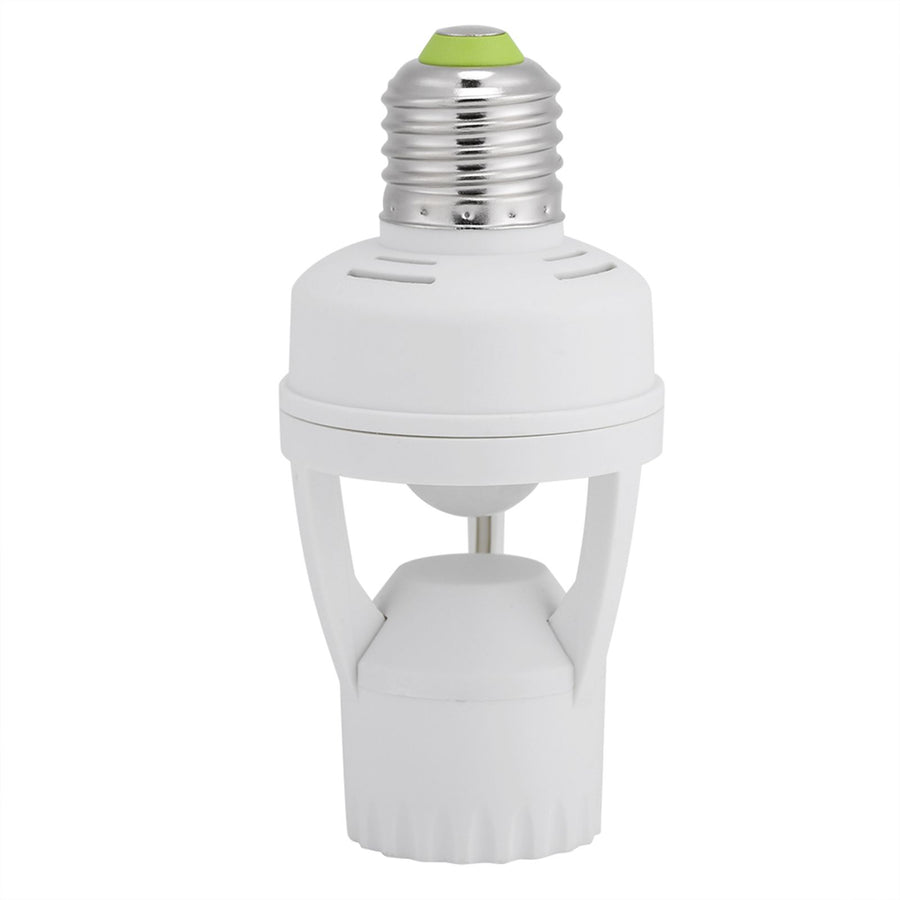 E27 LED Lamp Bulb Holder Light Switch Socket Adjustable Infrared Motion Sensor AC110-240V