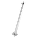 35cm Stainless Steel Solid Construction Wall Mounted Shower Extension Arm for Shower Head - Top-Down View