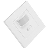 AC 110V‑240V Infrared PIR Motion Sensor Recessed Wall Lamp Light Bulb Switch