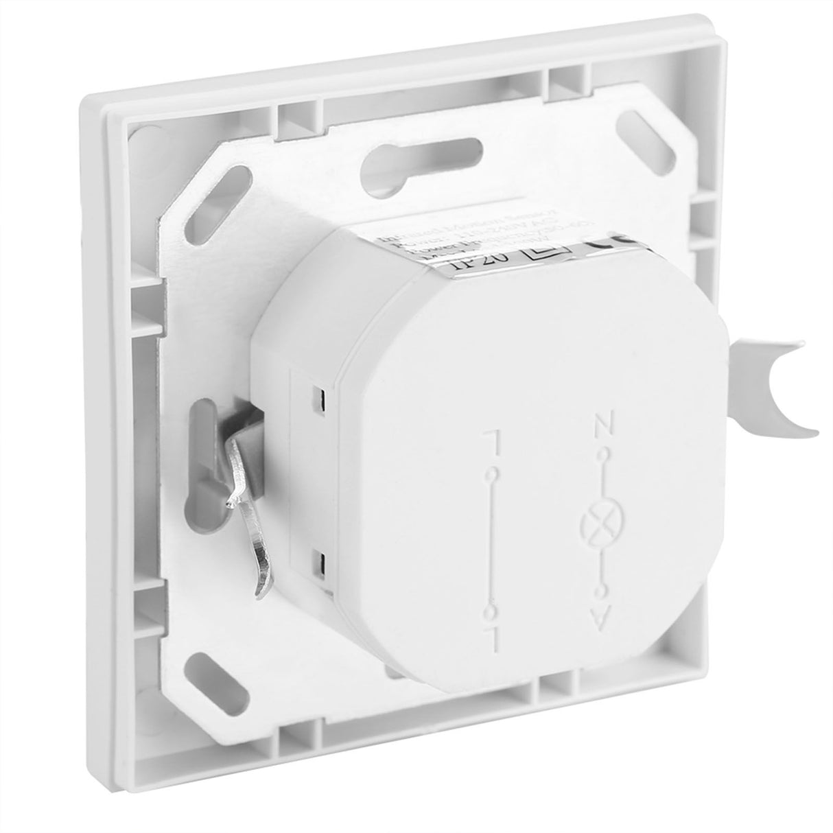 AC 110V‑240V Infrared PIR Motion Sensor Recessed Wall Lamp Light Bulb Switch