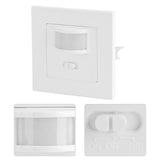 AC 110V‑240V Infrared PIR Motion Sensor Recessed Wall Lamp Light Bulb Switch - Extra Image