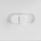 AC 110V‑240V Infrared PIR Motion Sensor Recessed Wall Lamp Light Bulb Switch