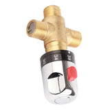 Brass Thermostatic Mixing Valve Water Temperature Pipe Basin Thermostat Control - Extra Image