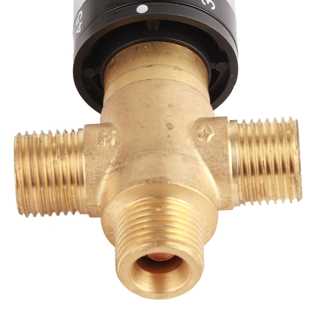 Brass Thermostatic Mixing Valve Water Temperature Pipe Basin Thermostat Control
