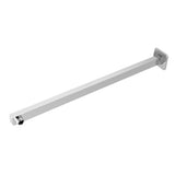 60cm Stainless Steel Construction Wall Mounted Shower Extension Arm Bathroom Attachment - Rear View