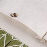 7 Pockets Cotton Linen Wall Hanging Storage Bags Door Pouch Bedroom Home Organizer Green - Front View
