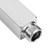 30cm Chrome Square Ceiling Shower Extension Arm Wall Mounted for Bathroom Showering Head - Front View