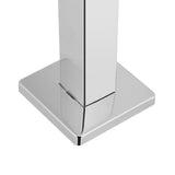 30cm Chrome Square Ceiling Shower Extension Arm Wall Mounted for Bathroom Showering Head - 45-Degree Angle
