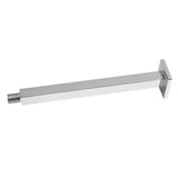 30cm Chrome Square Ceiling Shower Extension Arm Wall Mounted for Bathroom Showering Head - Low Angle