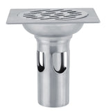 Thickened Stainless Steel Home Bathroom Shower Kitchen Anti Odor Floor Drain Waste Grate - 45-Degree Angle