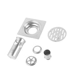 Thickened Stainless Steel Home Bathroom Shower Kitchen Anti Odor Floor Drain Waste Grate