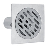 Thickened Stainless Steel Home Bathroom Shower Kitchen Anti Odor Floor Drain Waste Grate - Low Angle