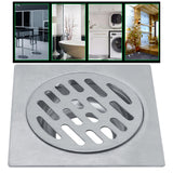 Thickened Stainless Steel Home Bathroom Shower Kitchen Anti Odor Floor Drain Waste Grate