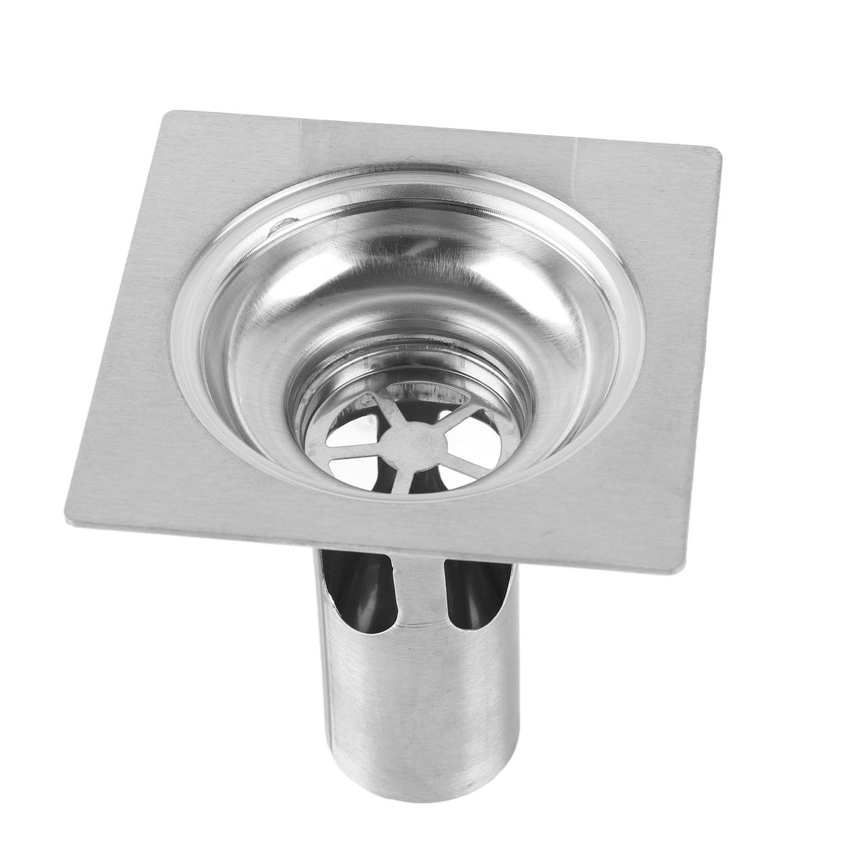 Thickened Stainless Steel Home Bathroom Shower Kitchen Anti Odor Floor Drain Waste Grate