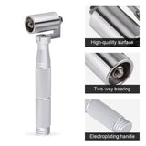 40mm Stainless Steel Flat Pressure Roller Wallpaper Apply DIY Hand Roller Plate Tool - 45-Degree Angle