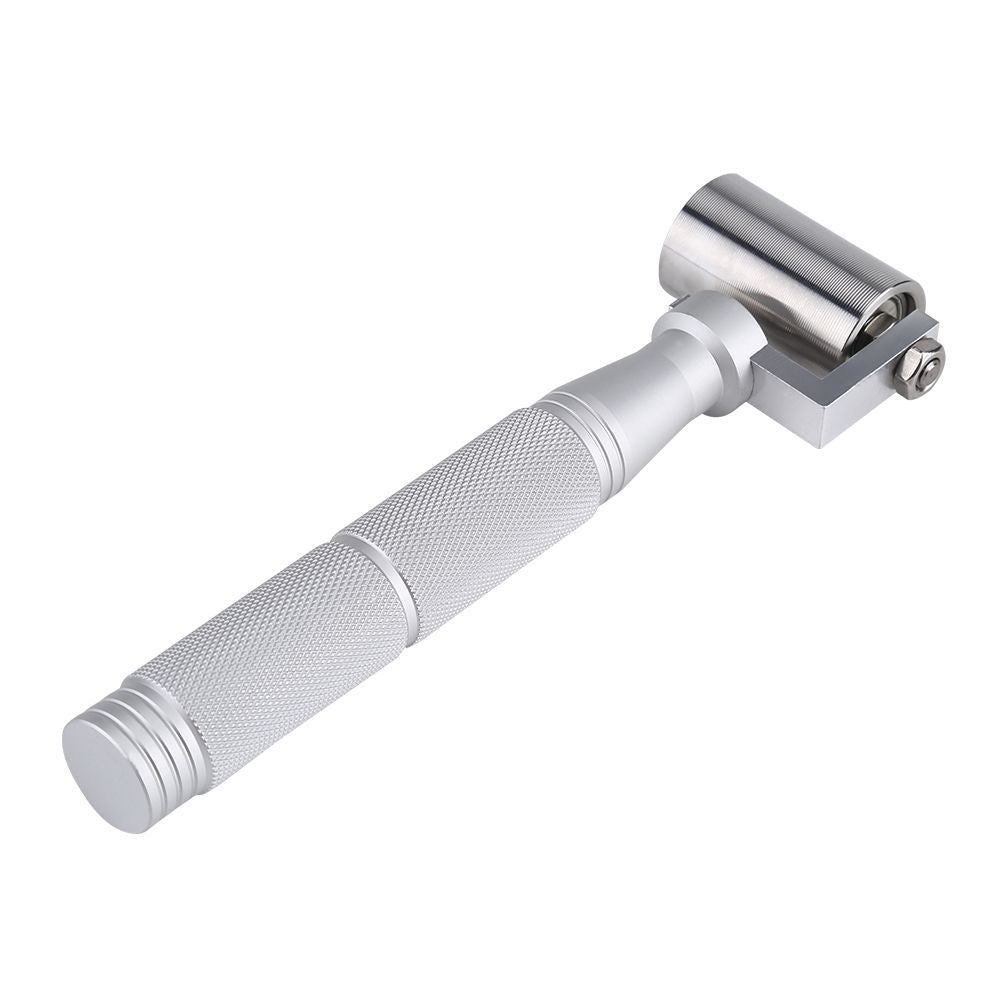40mm Stainless Steel Flat Pressure Roller Wallpaper Apply DIY Hand Roller Plate Tool