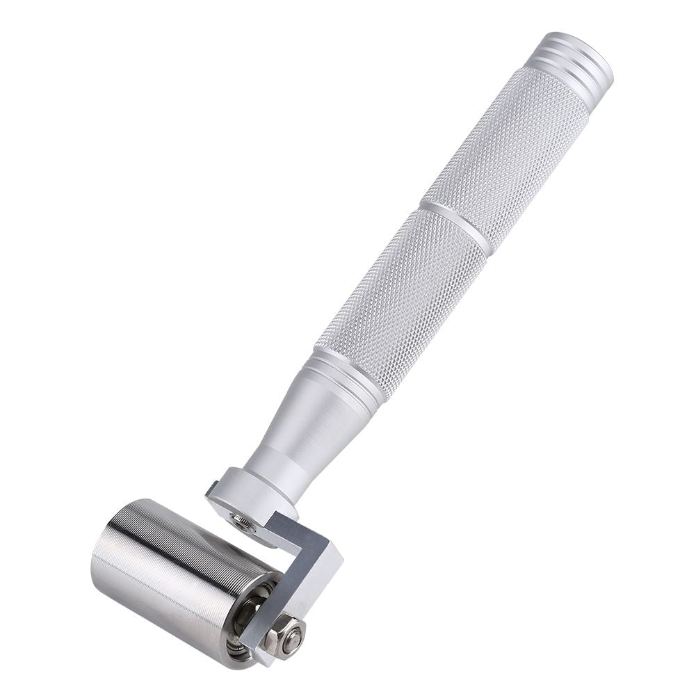 40mm Stainless Steel Flat Pressure Roller Wallpaper Apply DIY Hand Roller Plate Tool
