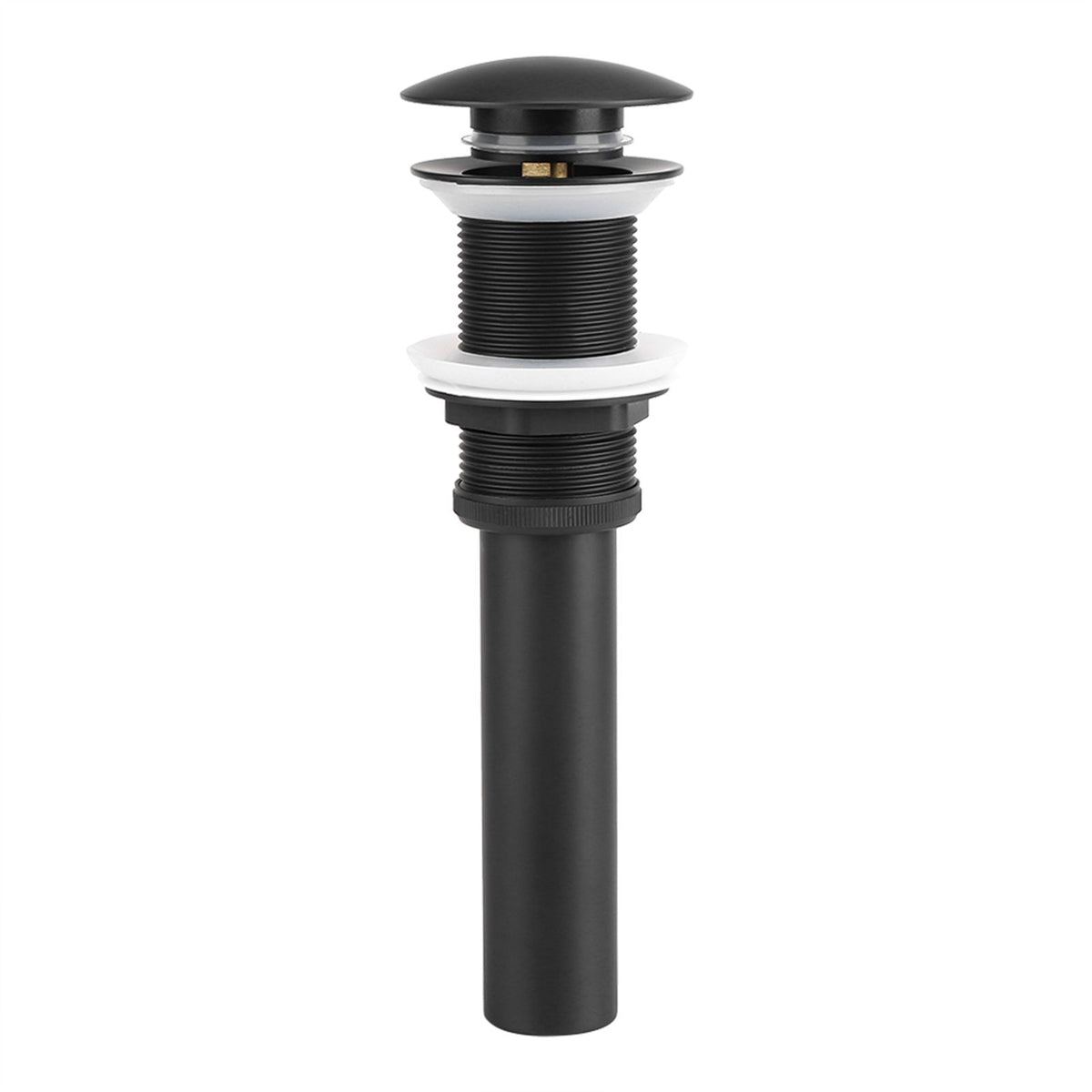 Kitchen Bathroom Basin Sink Solid Brass Popup Drain Stopper Black