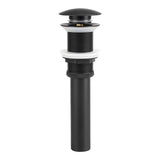 Kitchen Bathroom Basin Sink Solid Brass Popup Drain Stopper Black