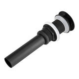 Kitchen Bathroom Basin Sink Solid Brass Popup Drain Stopper Black - Side View
