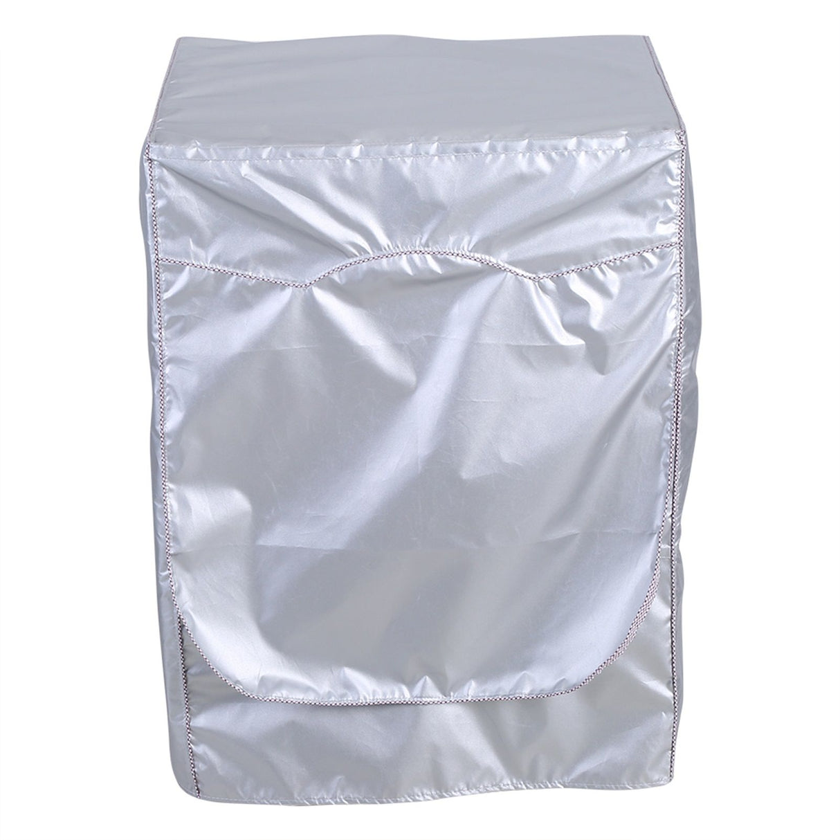 Silver Washing Machine Cover Waterproof Sunscreen Cover Front Load Washer Dryer Coat Protection