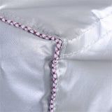 Silver Washing Machine Cover Waterproof Sunscreen Cover Front Load Washer Dryer Coat Protection