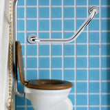 Stainless Steel Bathtub Arm Safety Handle Bath Shower Grab Tub Bar