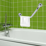 Stainless Steel Bathtub Arm Safety Handle Bath Shower Grab Tub Bar