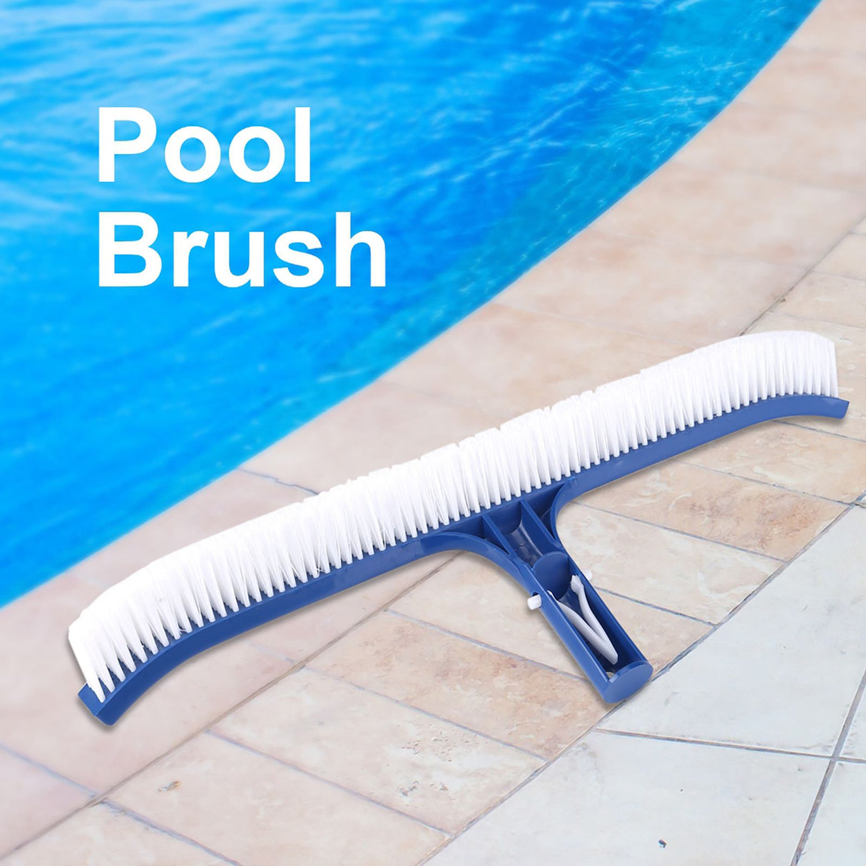 43cm Plastic Swimming Pool Brush Household Bath Tub Fish Tank Cleaning Tool
