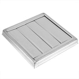 95mm Stainless Steel Wall Air Vent Square Tumble Dryer Extractor Fan Outlet