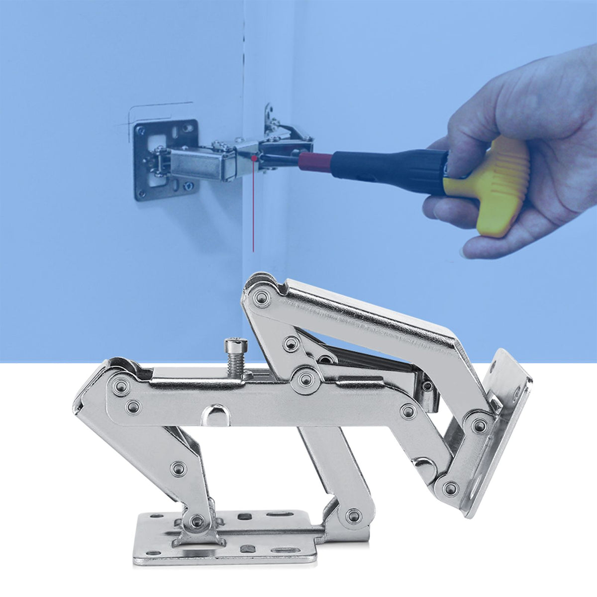 170 Degree Furniture Cabinet Doors Hydraulic Hinge Soft and Slow Close Thick Door Panels