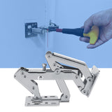 170 Degree Furniture Cabinet Doors Hydraulic Hinge Soft and Slow Close Thick Door Panels - Extra Image